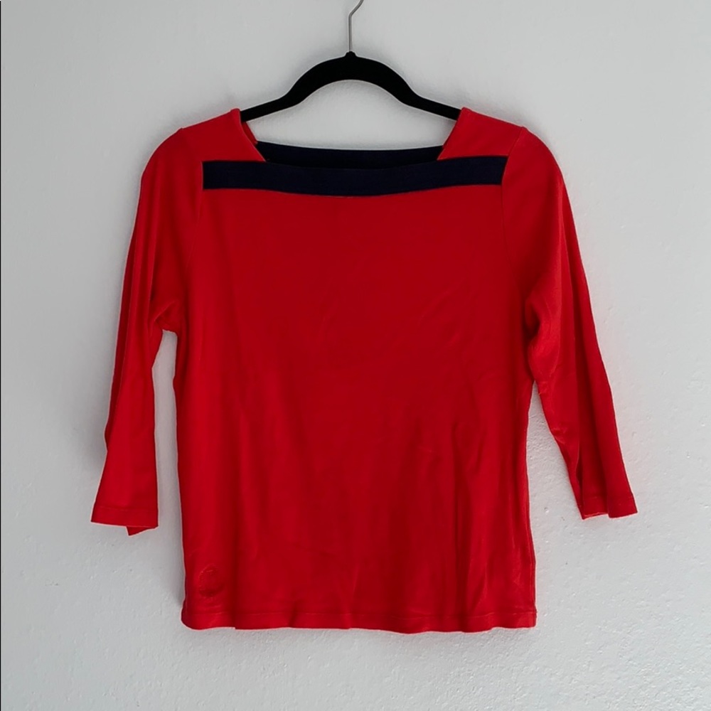 Lauren Ralph Lauren Contrast Tee